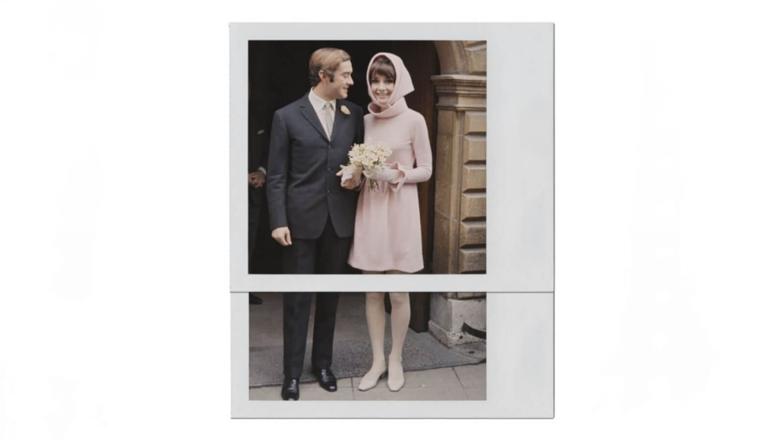 audrey hepburn'nün gelinliği