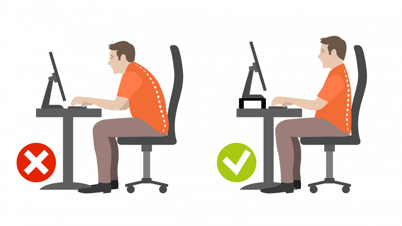 doğru oturma pozisyonu