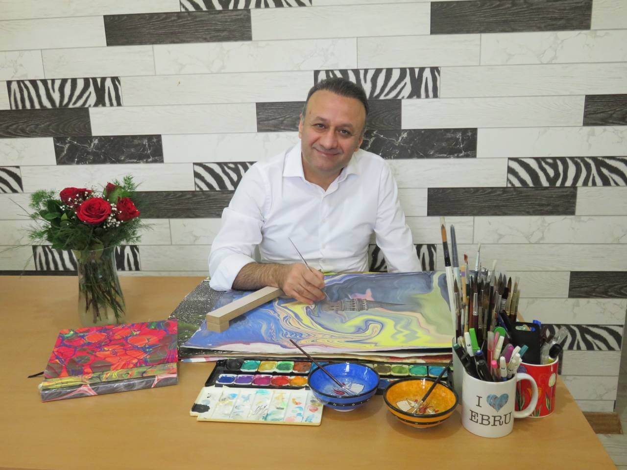 Attila can ebru sanatı