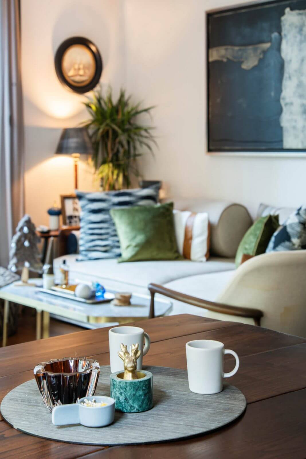 Serhat Şengül'ün evindeki aydınlatma