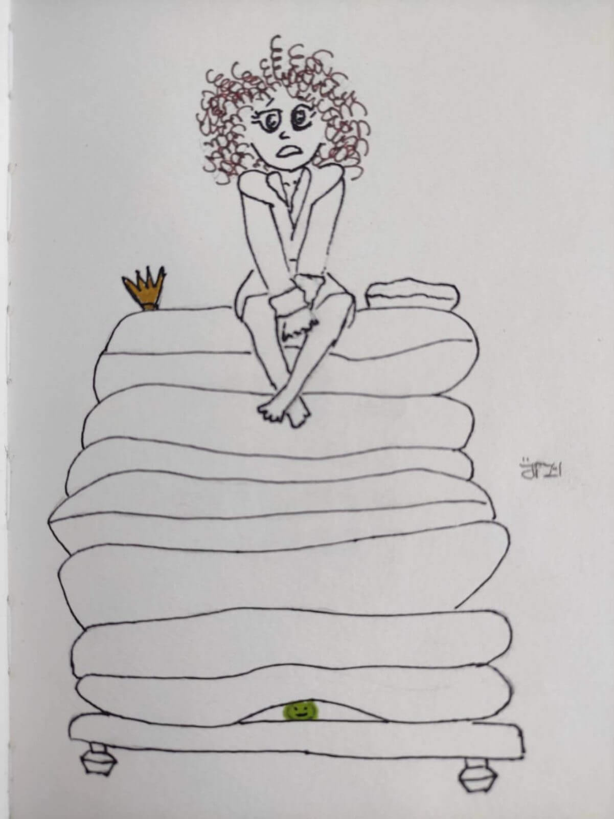 prenses ve bezelye masalı