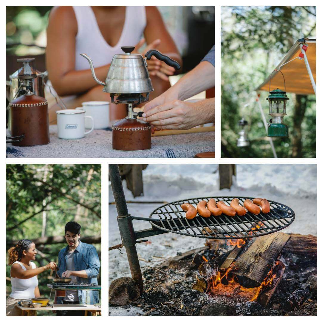 kamp için mutfak malzemeleri