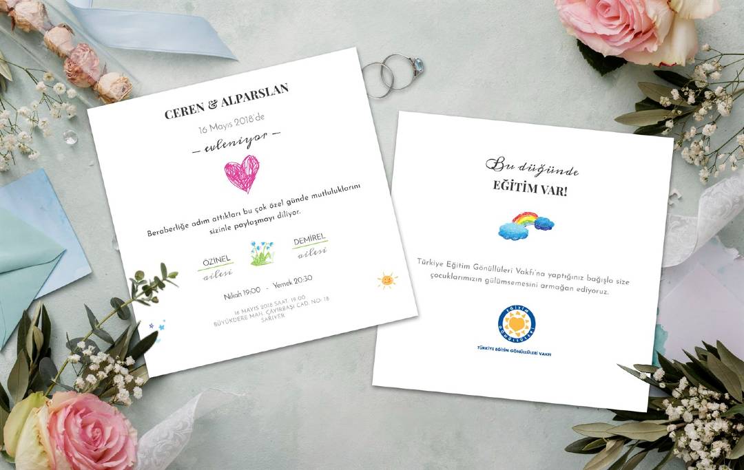 Nikah Davetiyeleriniz ve Hediyeleriniz Değer Taşısın