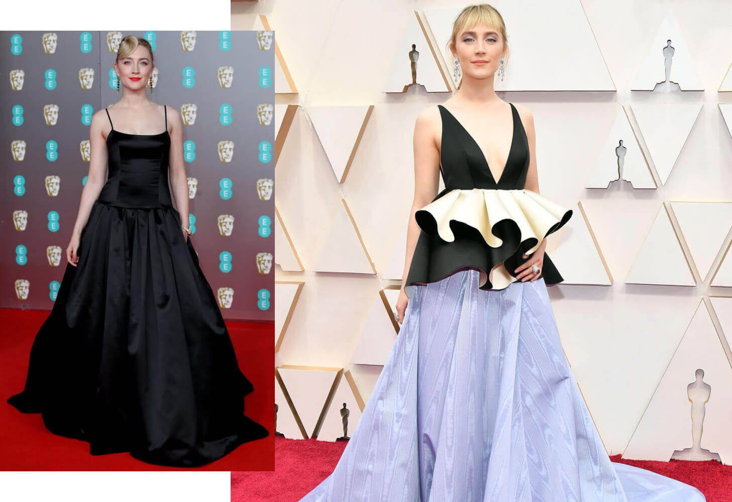 Sürdürülebilir kırmızı halı stili Saoirse Ronan