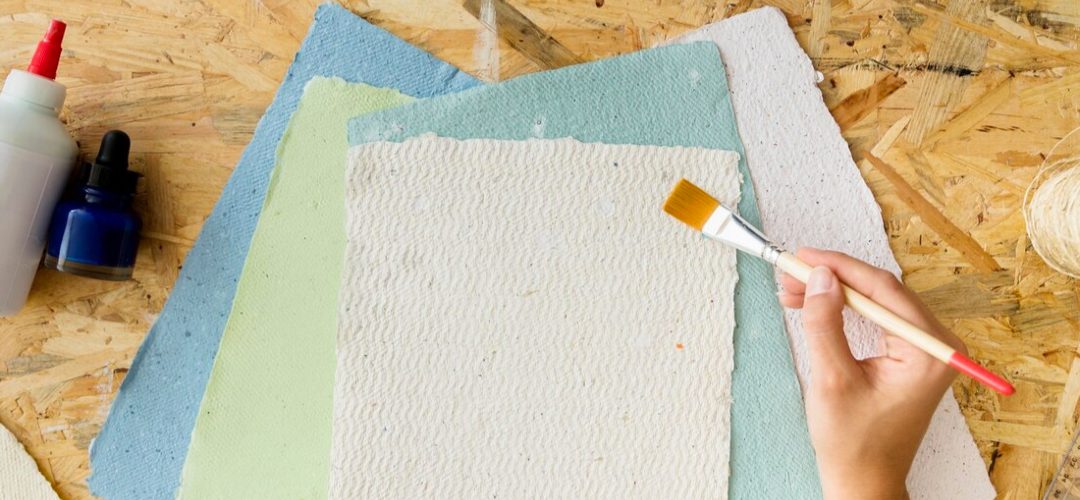 el yapımı kağıt boyama