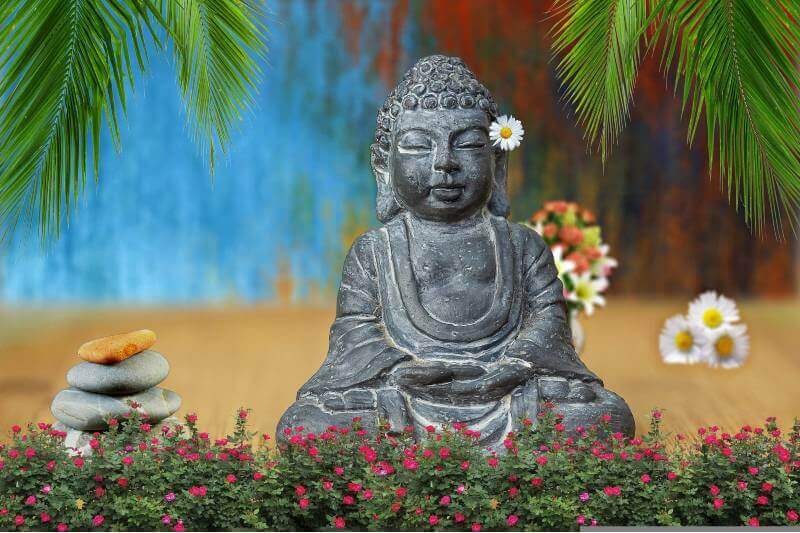 Spiritüel Semboller Buddha Heykeli