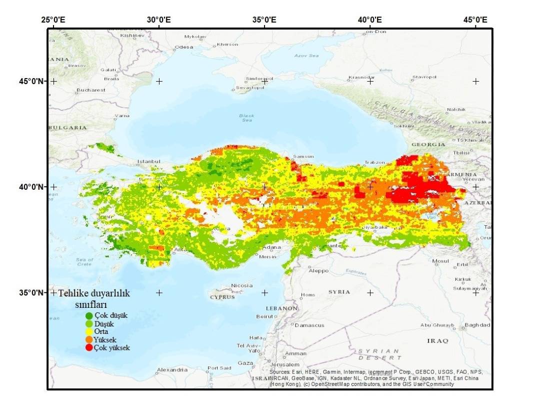 Türkiye'nin Su Kıtlığı ve Arazi Tahribatı Haritası Hazırlandı