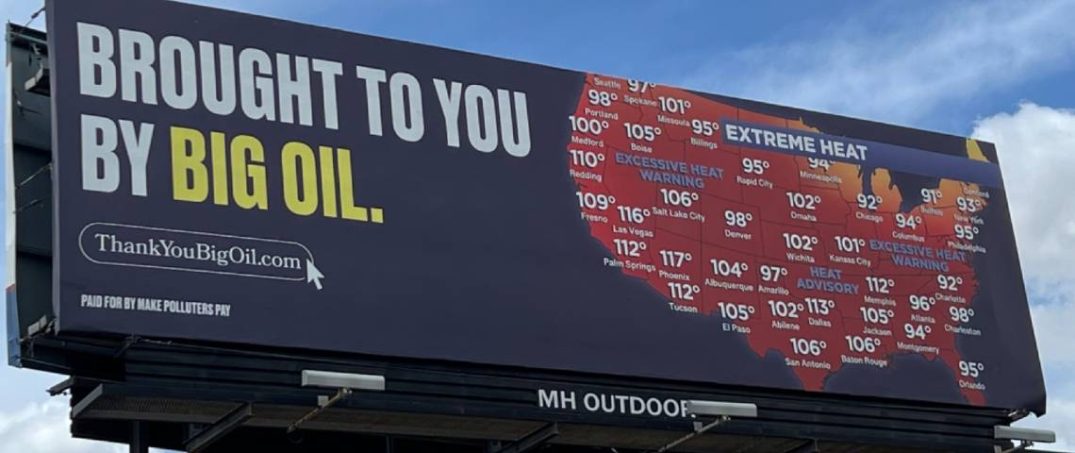 İlginç Protesto: "Teşekkürler Fosil Yakıt Devleri!"