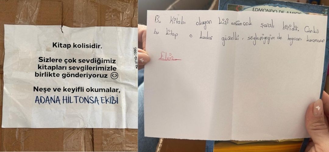 kitap yardım kolisi