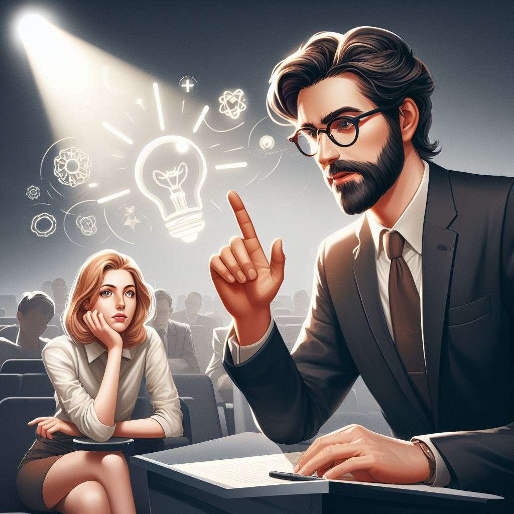 Zeki Bir Adamı Dinleyen Bir Kadın