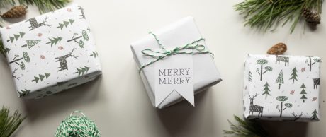 beyaz hediye kutuları yılbaşı hediye