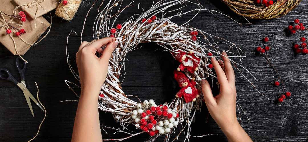 yılbaşı kapı süsü