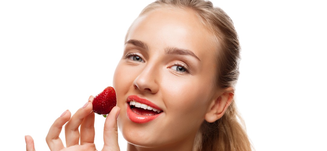 çilek diş beyazlatma