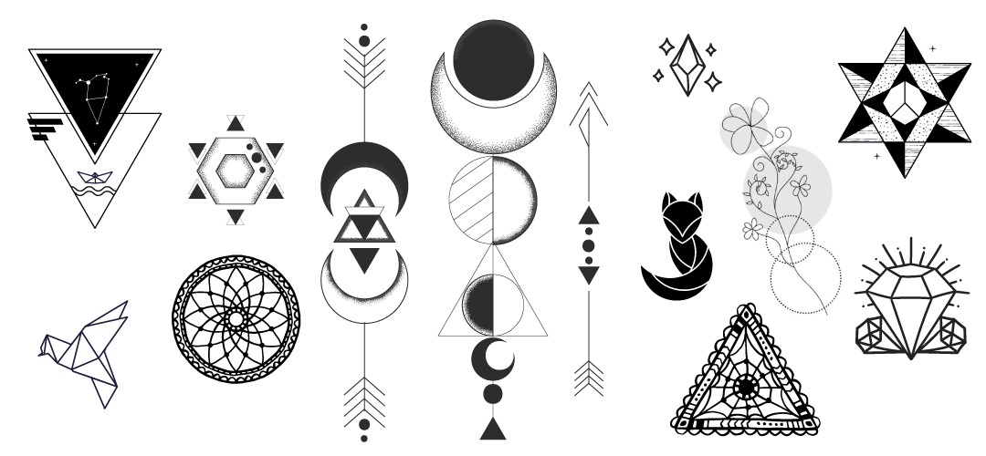 geometrik dövme modelleri