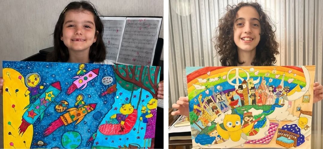 2026 Dalin Resim Yarışmasın’na Katılan Eserlerden Örnekler: Alin Naz Dikmen, Azra Avcı