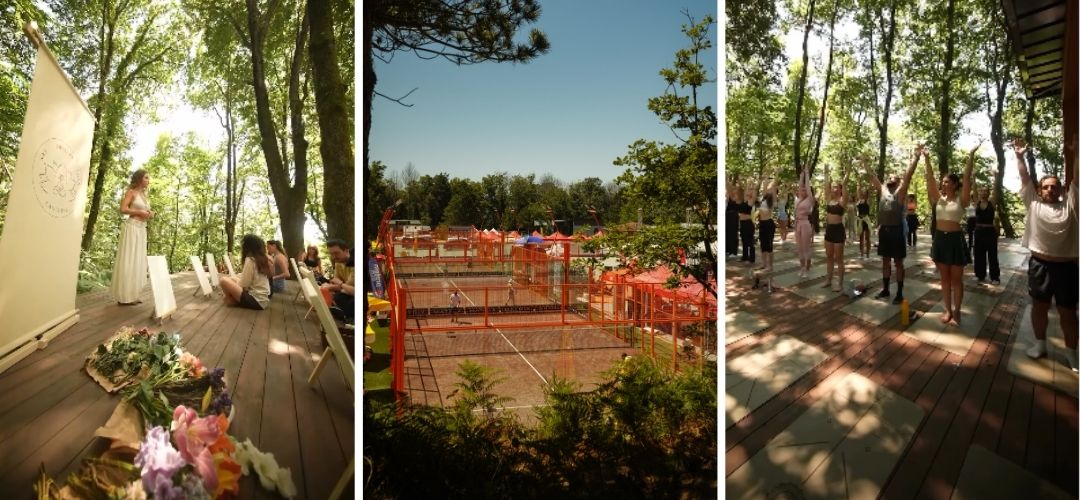 O'Padel Summer Fest padel, yoga ve etkinlik görüntüleri