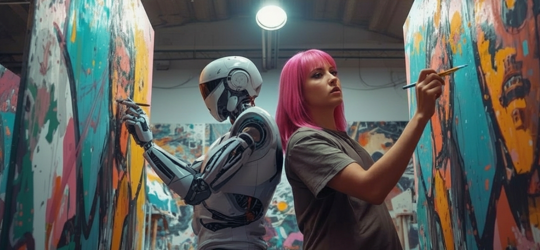 sanatta gerçekliğin değişimi yapay zeka ve robot etkisi