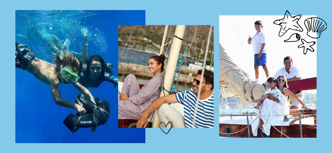 Tanem Sivar ve ailesi Bodrum Bozburun'da deniz yaşamı