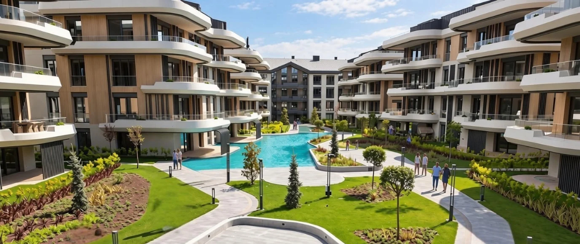 Nivak Florya İstanbul doğayla iç içe lüks evler