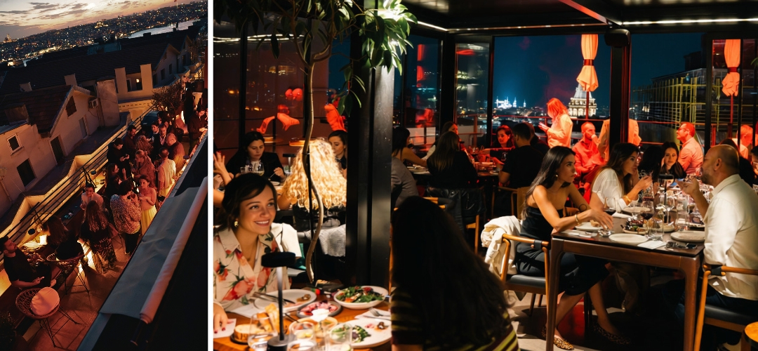 müzikli ve manzaralı mekan Tone İstanbul